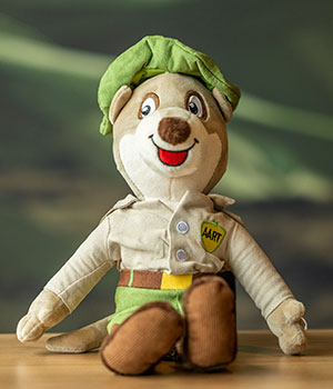 Knuffel Aart Stokstaart